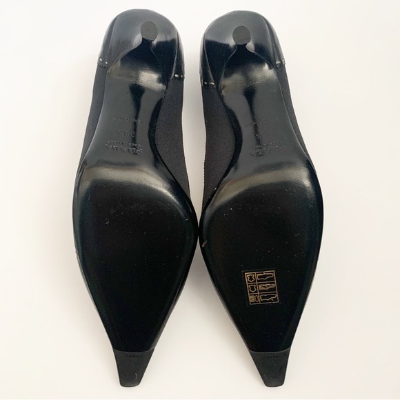 VINTAGE PRADA POINTY BUCKLE THREAD HEEL - Picture 10 of 11